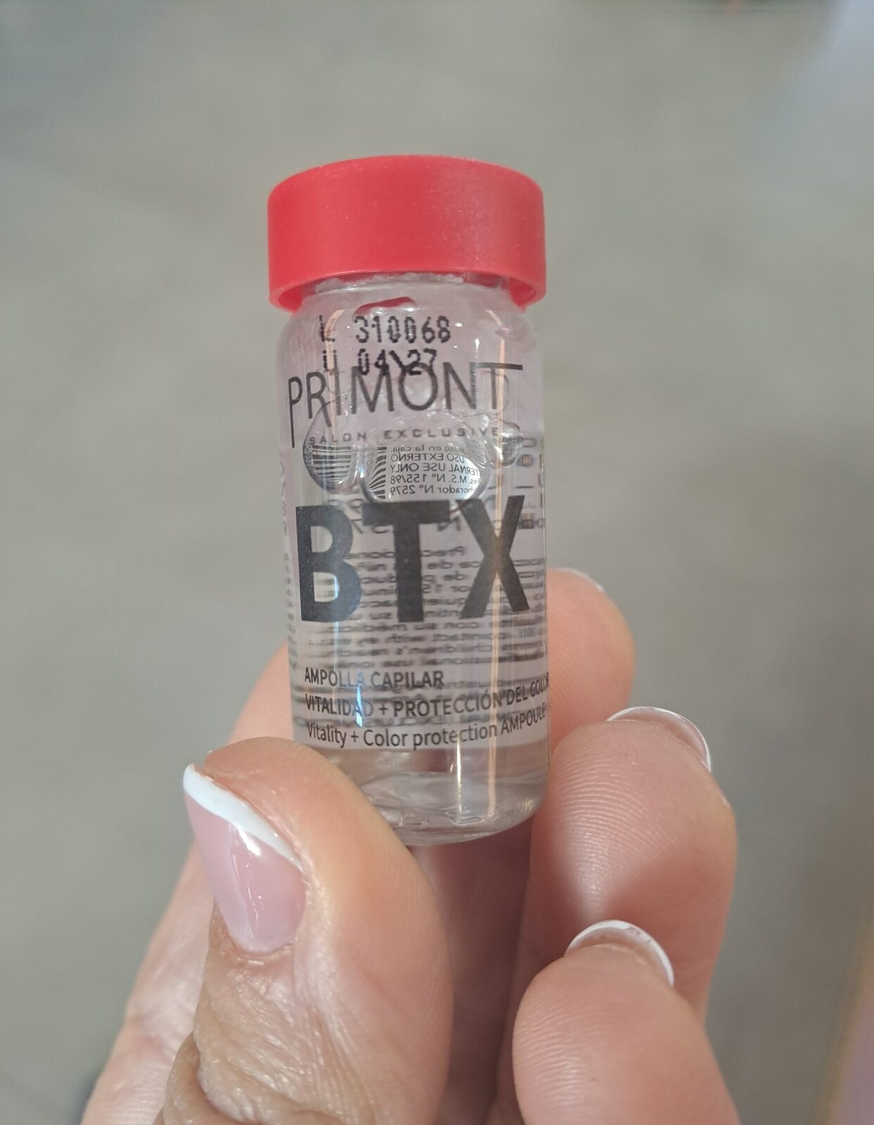 AMPOLLA BTX PRIMONT
