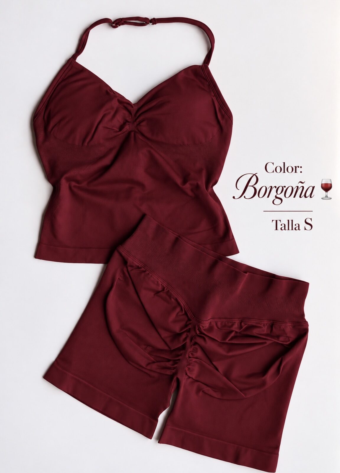 SET LARA  ( top larguito + short con push up)