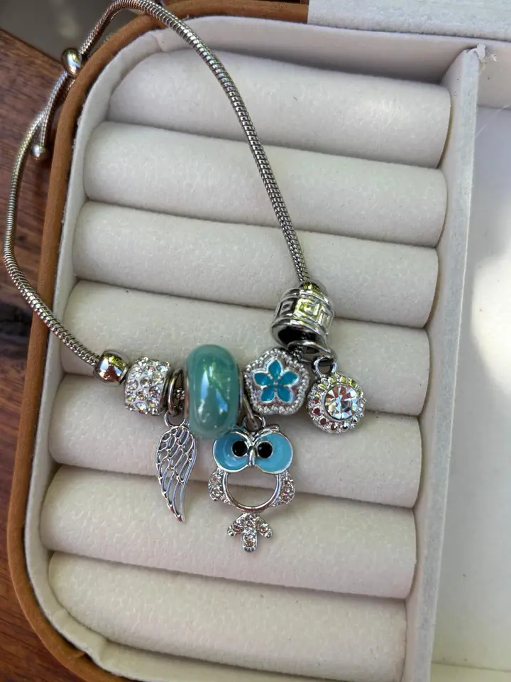 Pulsera de Charms Turquesa