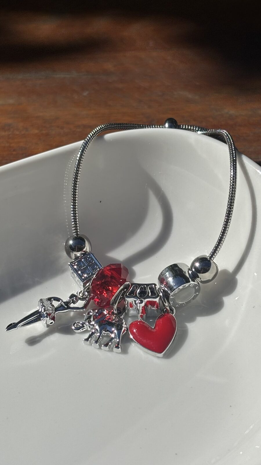Pulsera de Charms Roja