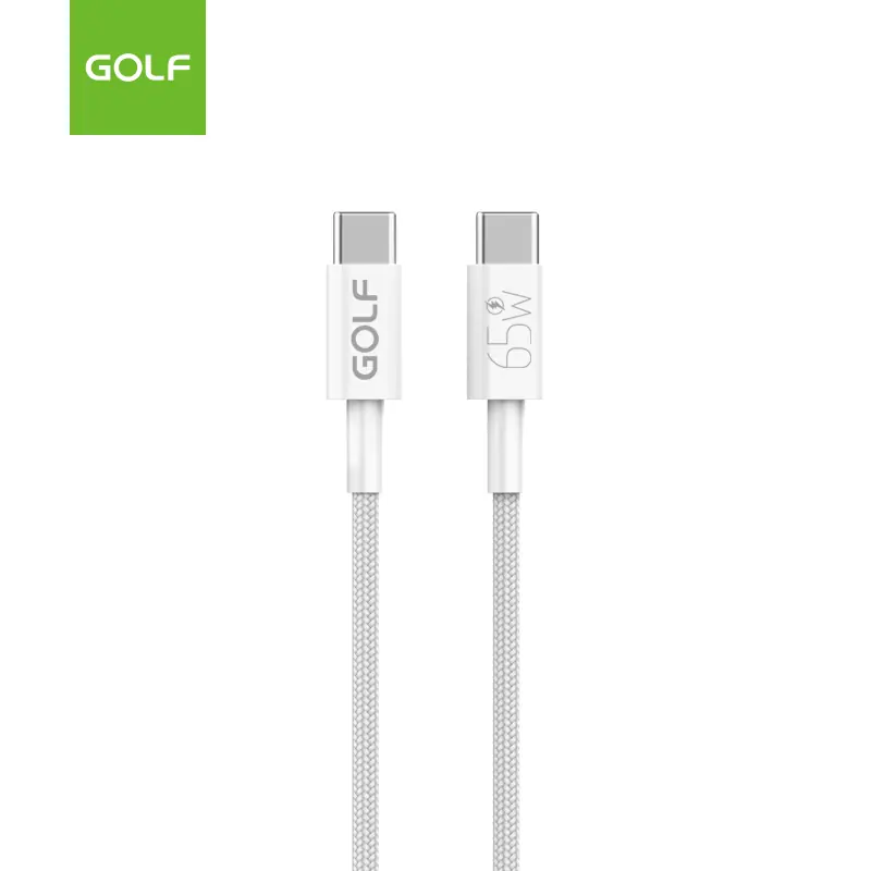 Cable USB-C a USB-C 65W Golf (GC-119)
