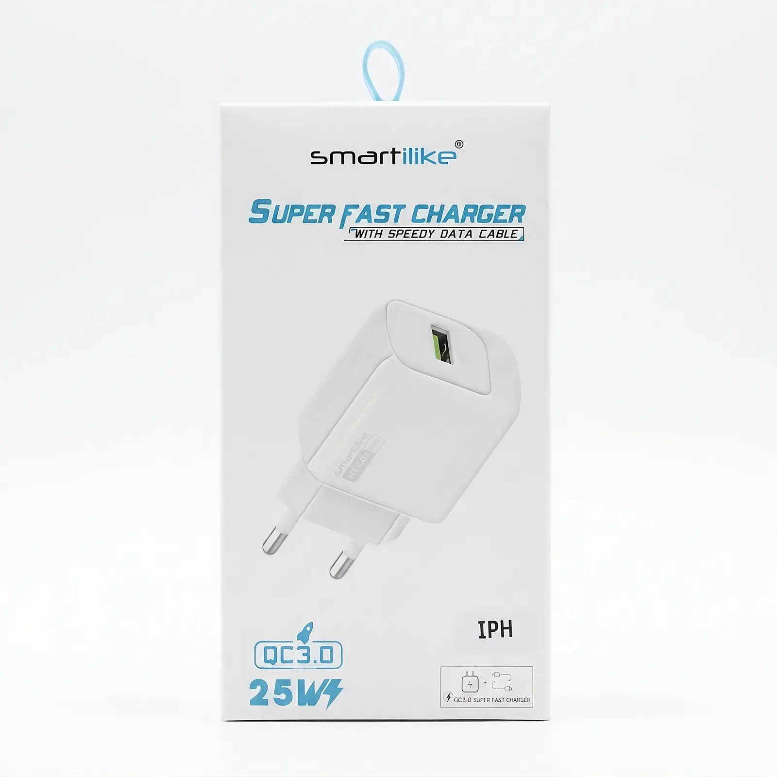 Cargador USB QC3.0 + Cable Lightning Smartlike (MT-Q03)