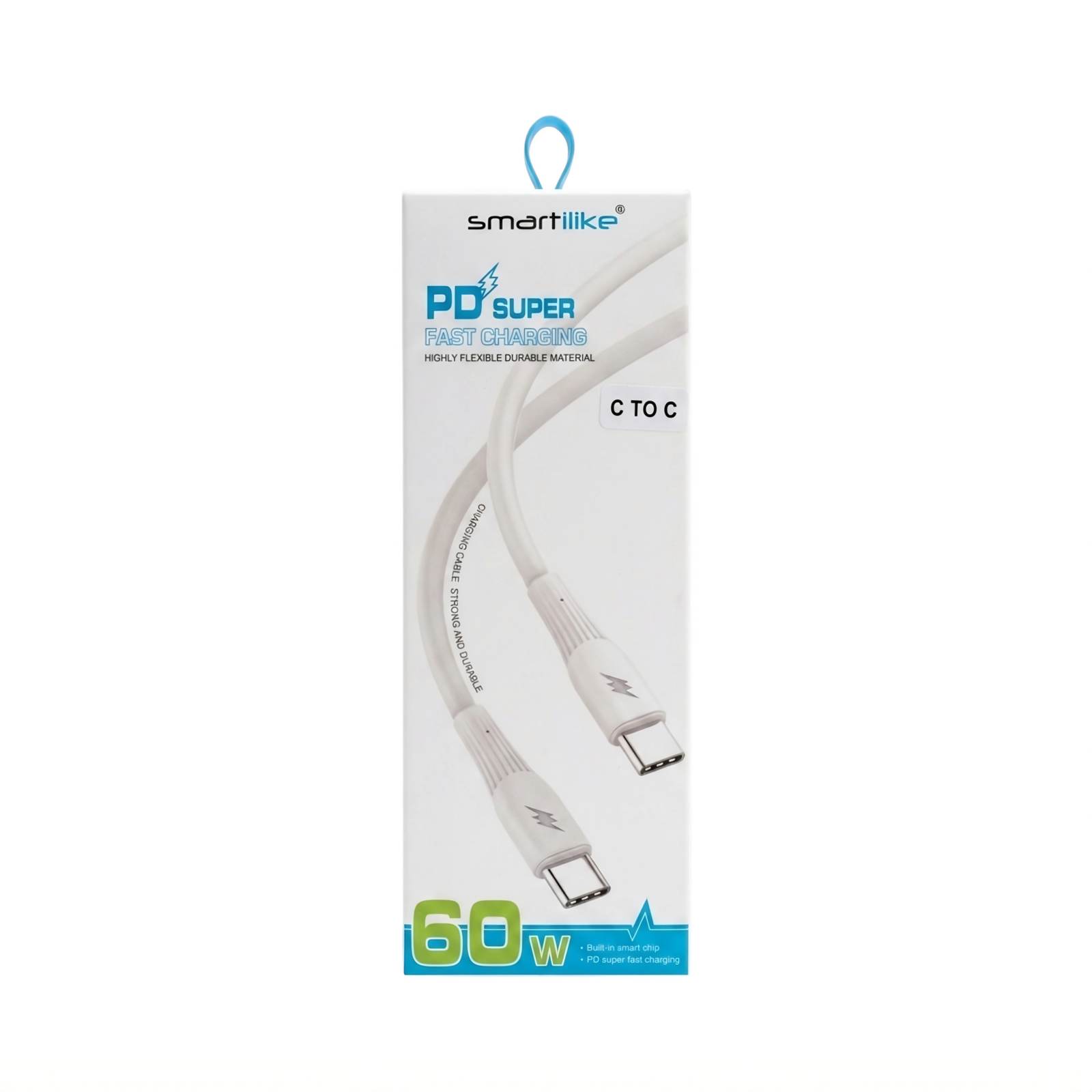 Cable USB-C a Tipo-C 60W PD Smartilike (MT-CB02)