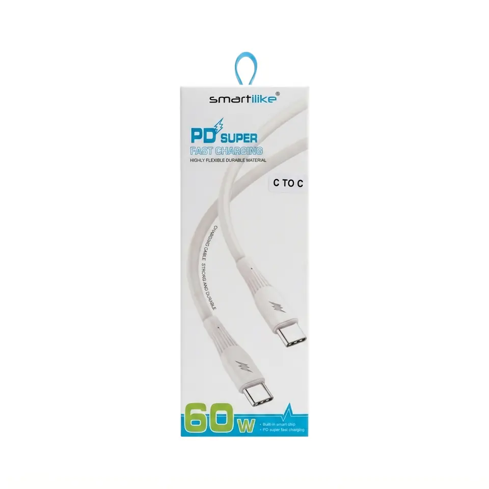 Cable USB-C a Tipo-C 60W PD Smartilike (MT-CB02)