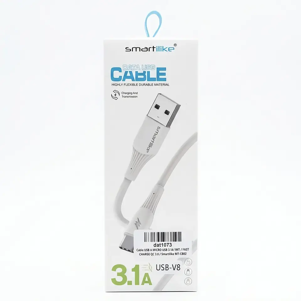 Cable MicroUSB 3.1A Smartilike (MT-CB02)