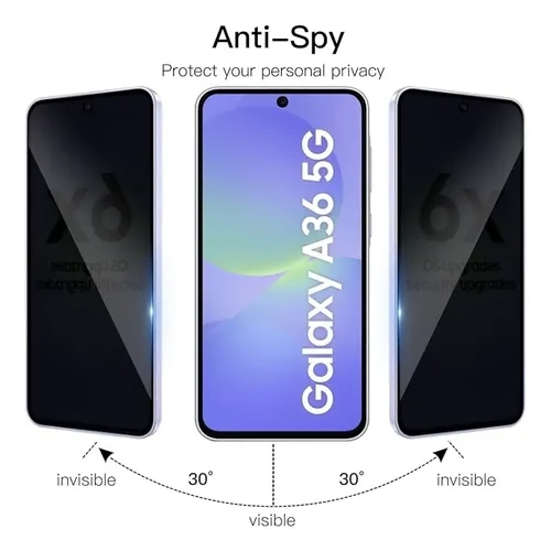 Samsung A35 5G/A36/ A55 5G y A56 5G Anti Espía Vidrio Templado