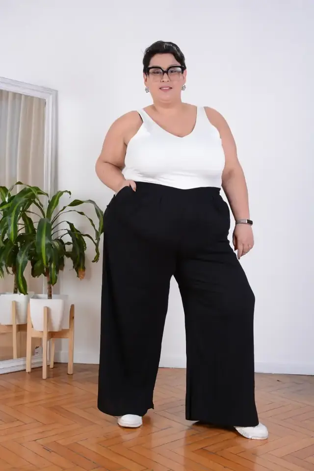 Pantalón Lino Wide