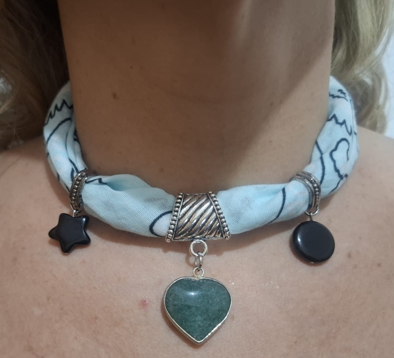 COLLAR VITALIDAD CON CUARZO VERDE
