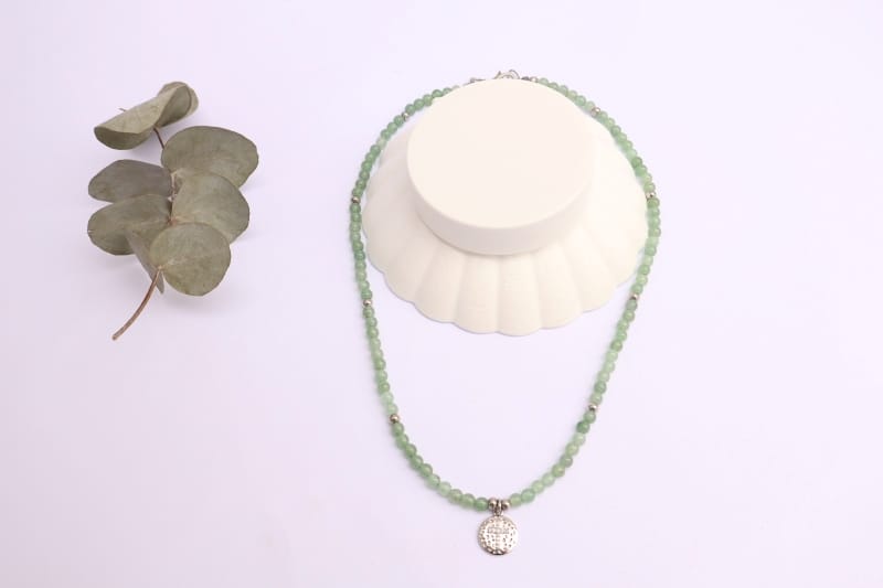 COLLAR  CUARZO VERDE