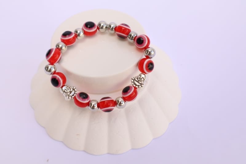 PULSERA BUDA PROTECTOR ROJO