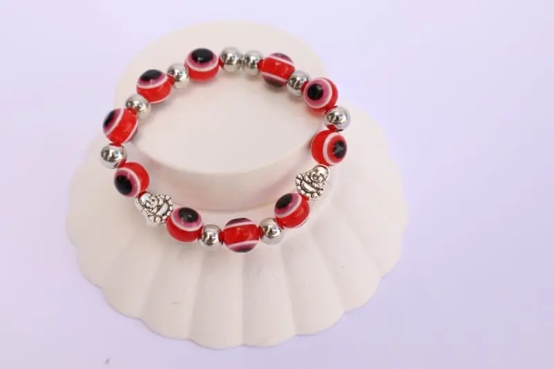 PULSERA BUDA PROTECTOR ROJO