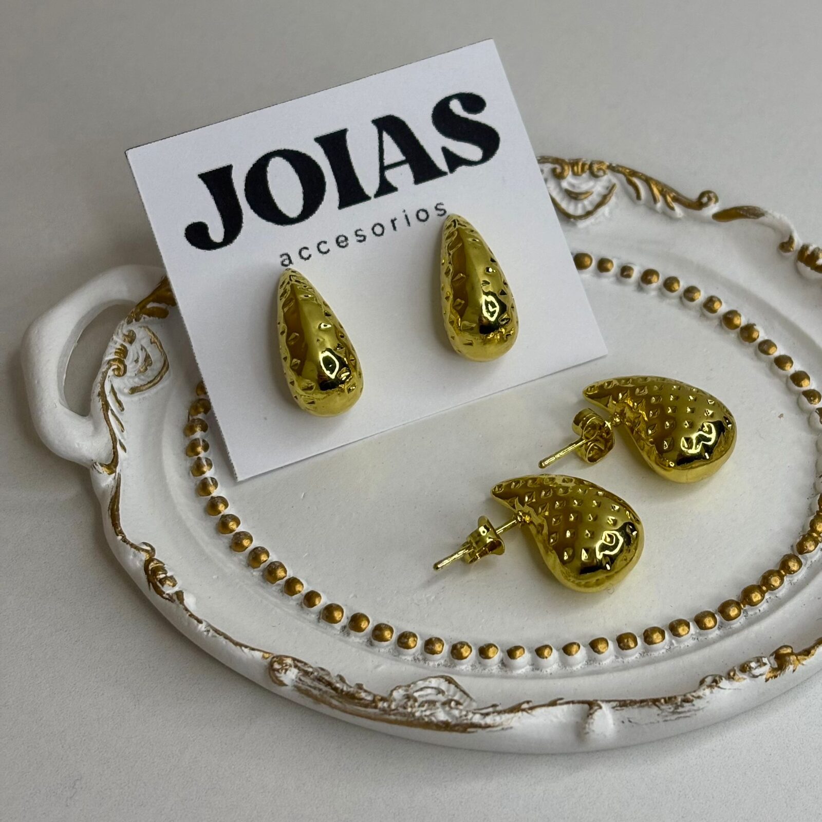 caravanas golden drops