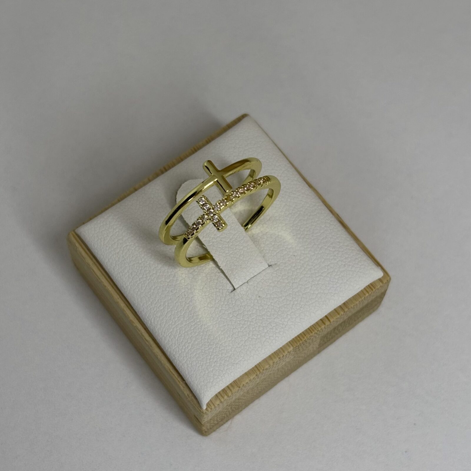 anillo cruz regulable