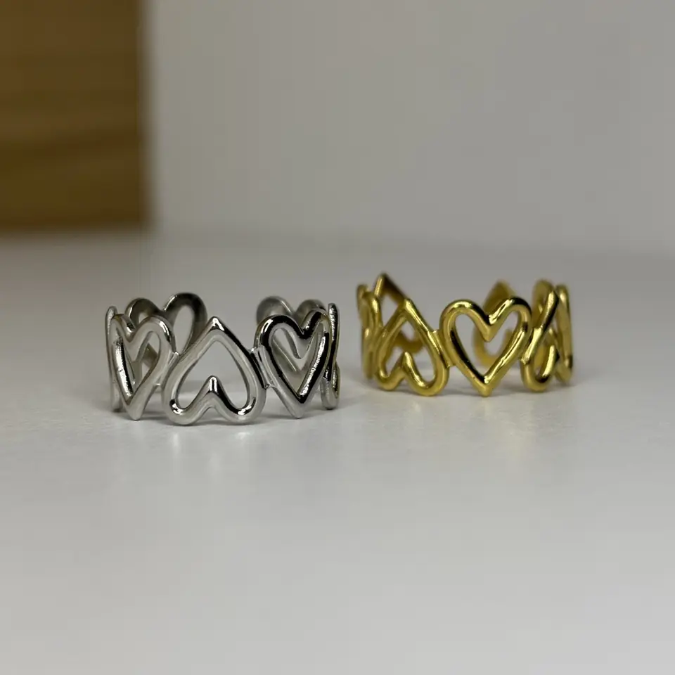 anillo heartfall regulable