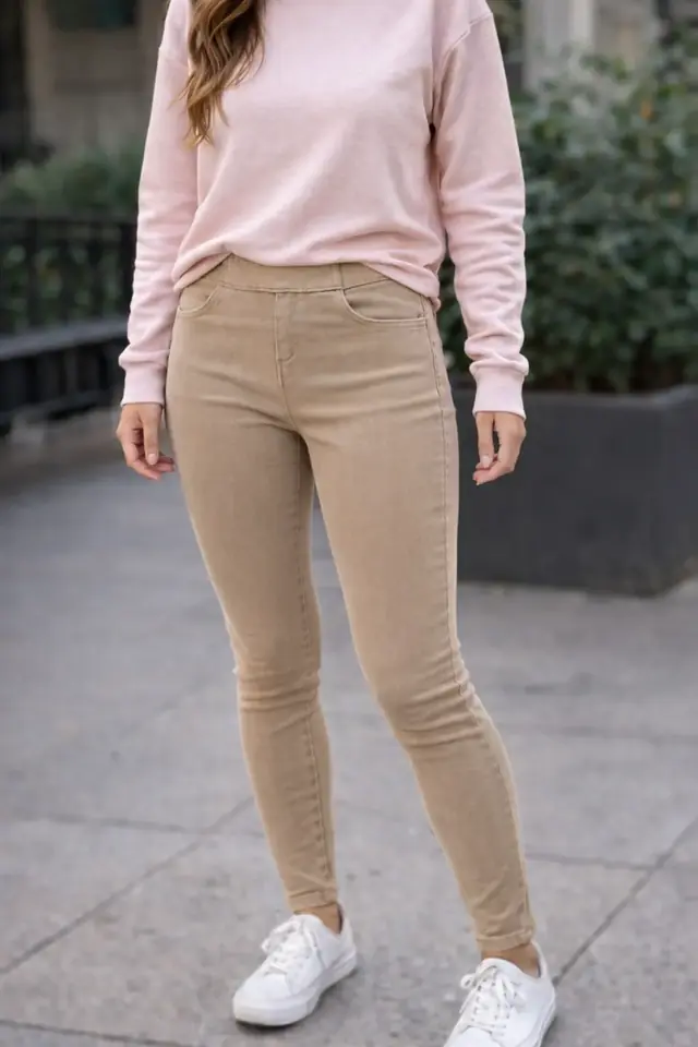Calza con licra tipo pantalón.
Talles: S - M - L