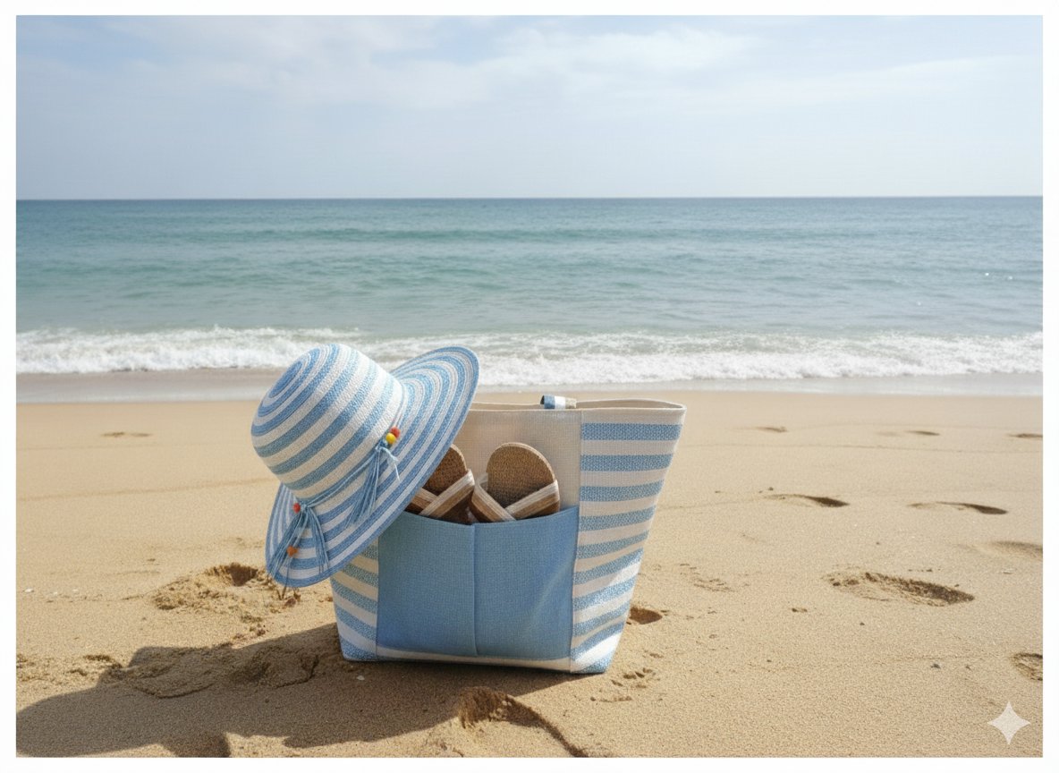 ✨ Set de Playa a Rayas Turquesa ✨