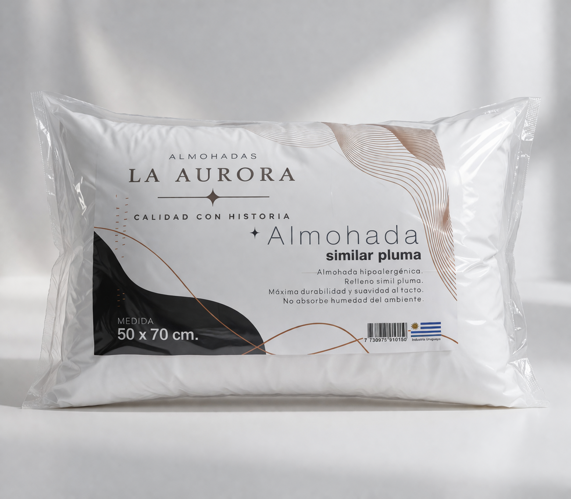 🛏️ Almohada Simil Pluma 50 x 70 cm