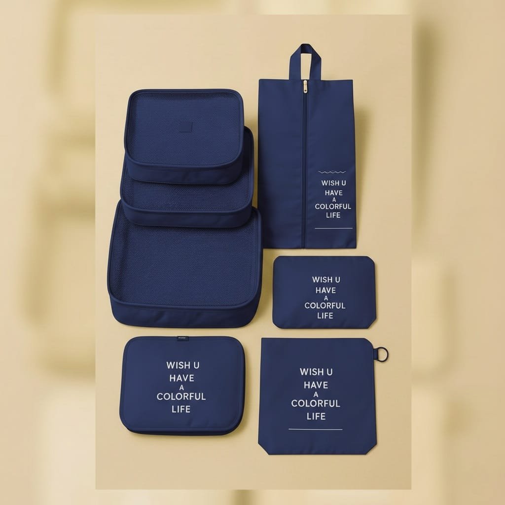 Set Organizador de Viaje – 7 Piezas