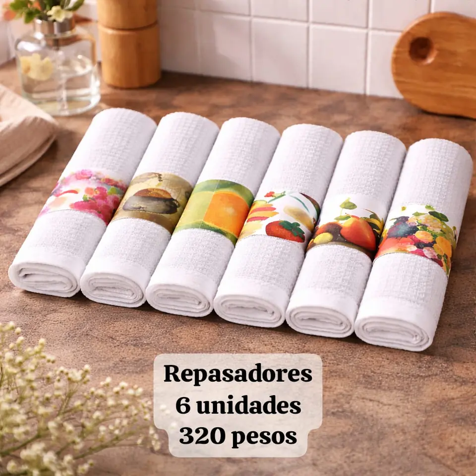 Repasadores 6 unidades