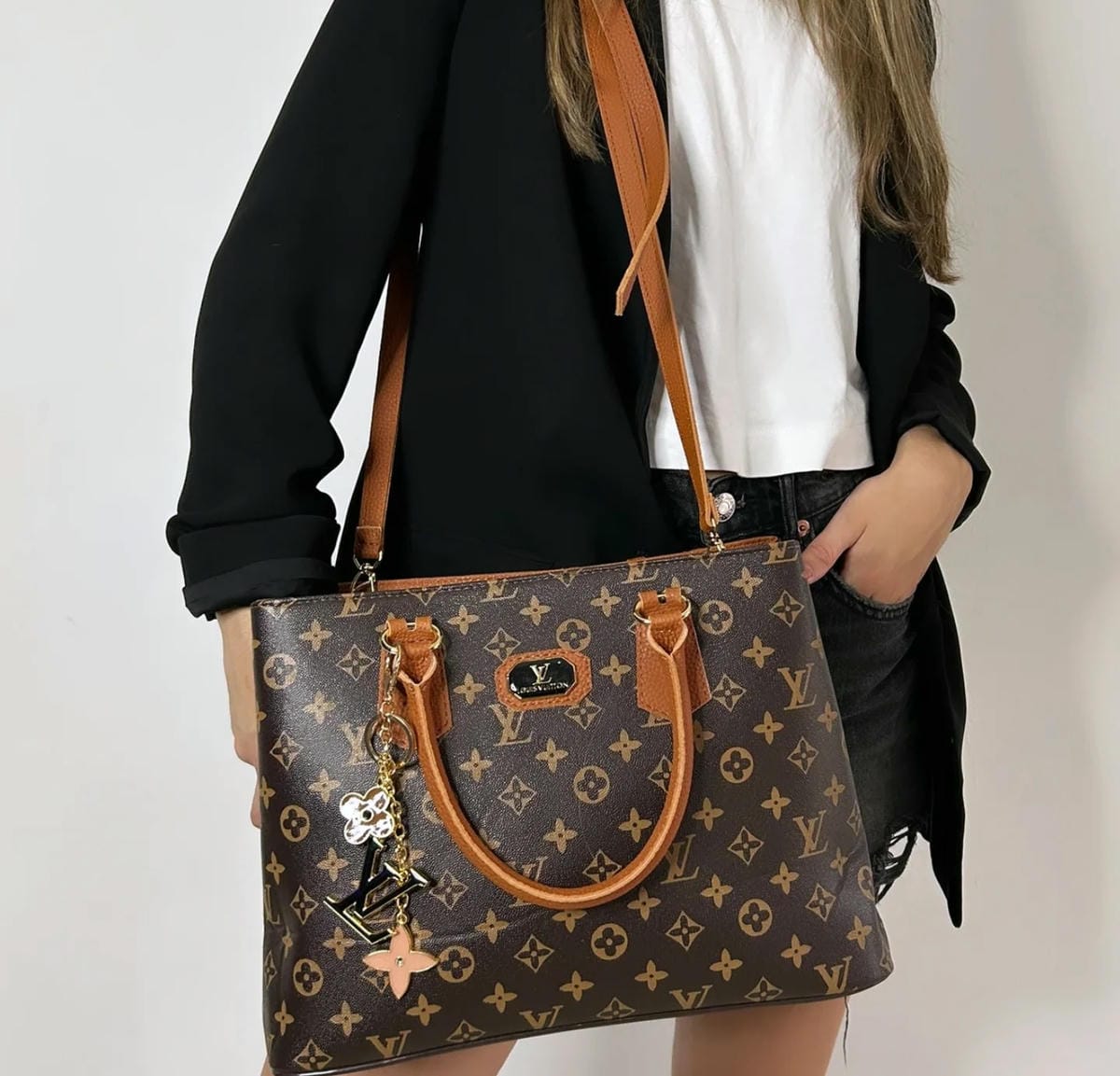 bolso + llavero lv