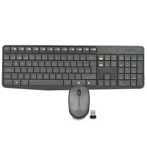Combo Logitech MK235 Teclado y Mouse Inalámbricos