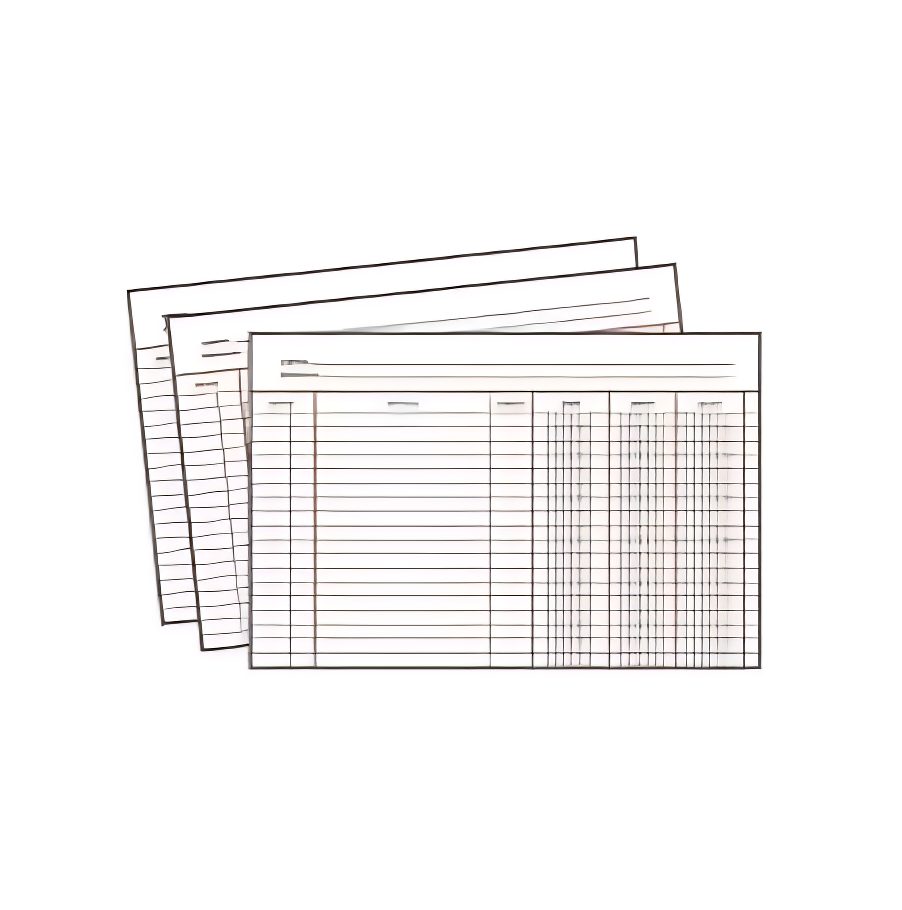 Fichas de Cuenta Corriente 13cm x 20cm paquete x 25