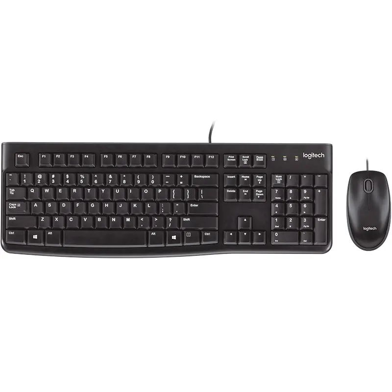 Combo Teclado y Mouse Logitech MK120 USB Español