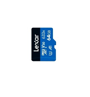 Memoria microSDHC Lexar 64GB 633x UHS-I Blue