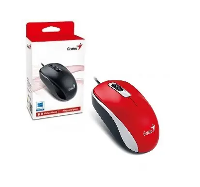 Mouse Genius DX-110 USB Rojo