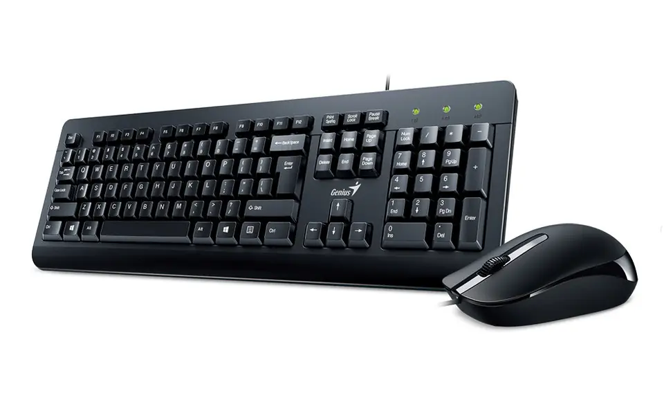 Combo Teclado y Mouse Genius KM-160 USB Negro
