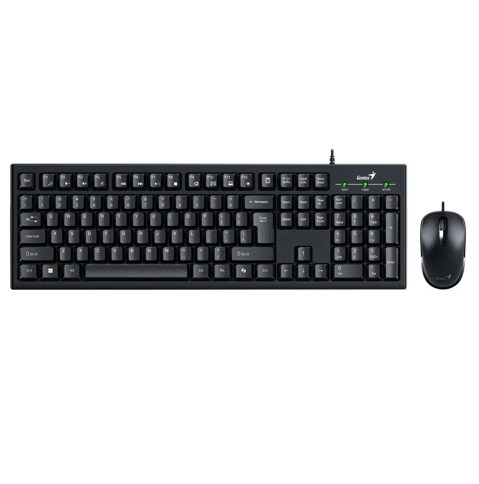 Combo Genius KM-100SE Teclado y Mouse USB Negro