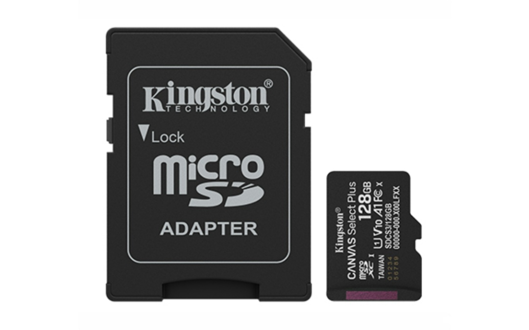 Memoria MicroSD Kingston Canvas Select Plus 128GB Clase 10