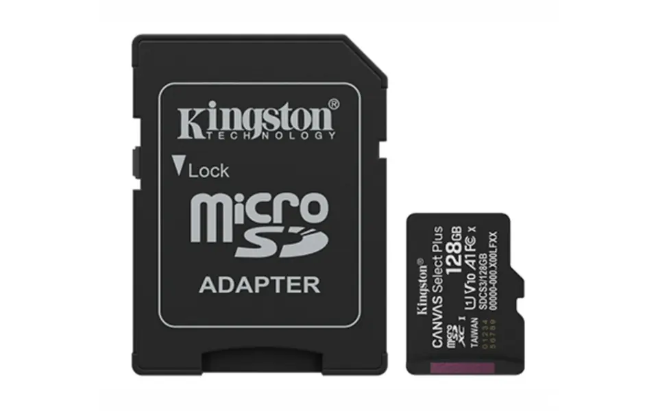 Memoria MicroSD Kingston Canvas Select Plus 128GB Clase 10
