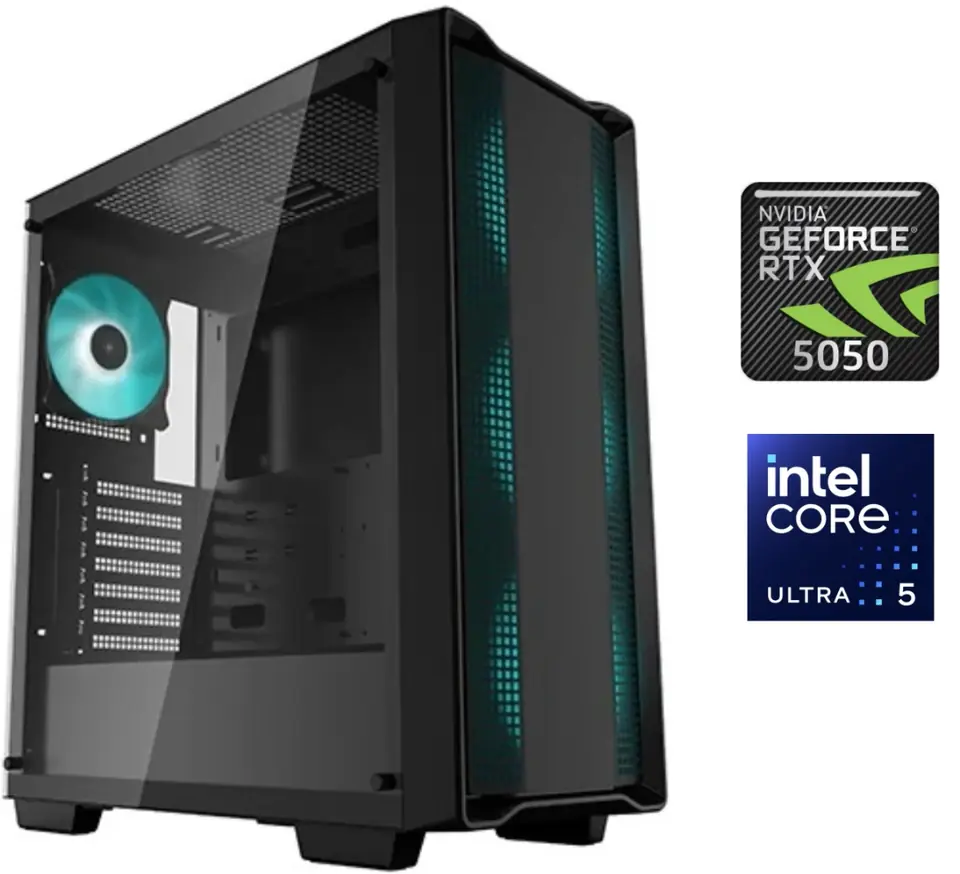 Equipo Gamer Core Ultra 5 225F, 16GB, 500GB, RTX 5050 8GB