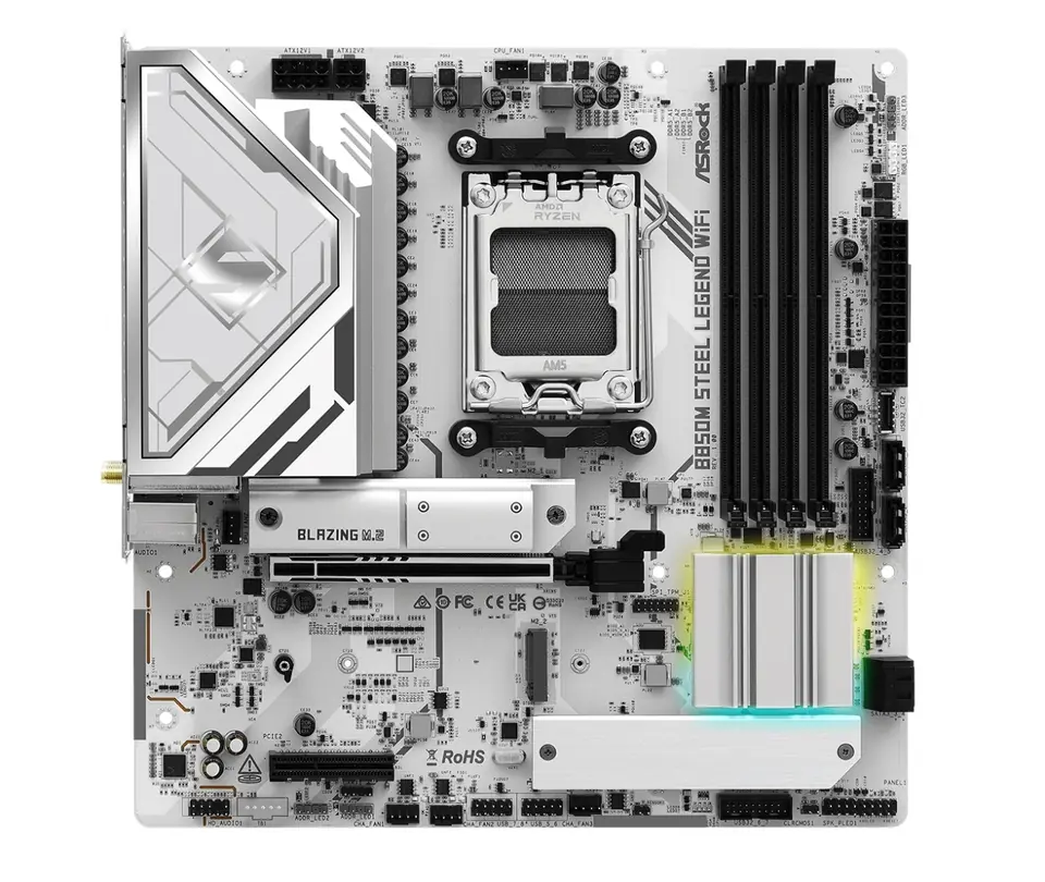 Motherboard Asrock B850M Steel Legend AM5 Wi-Fi 7 Micro ATX