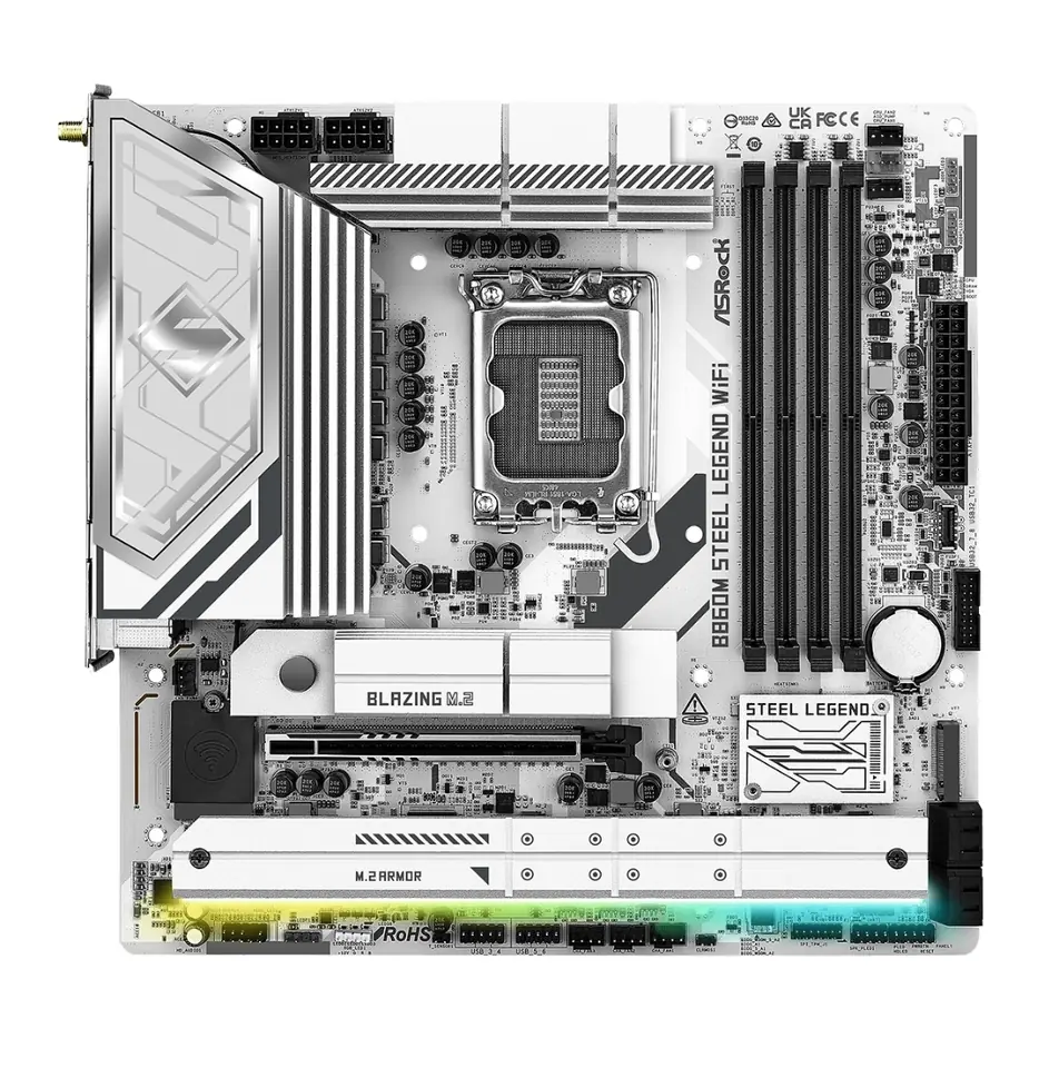 Motherboard Asrock B860M Steel Legend LGA 1851 WiFi Micro ATX