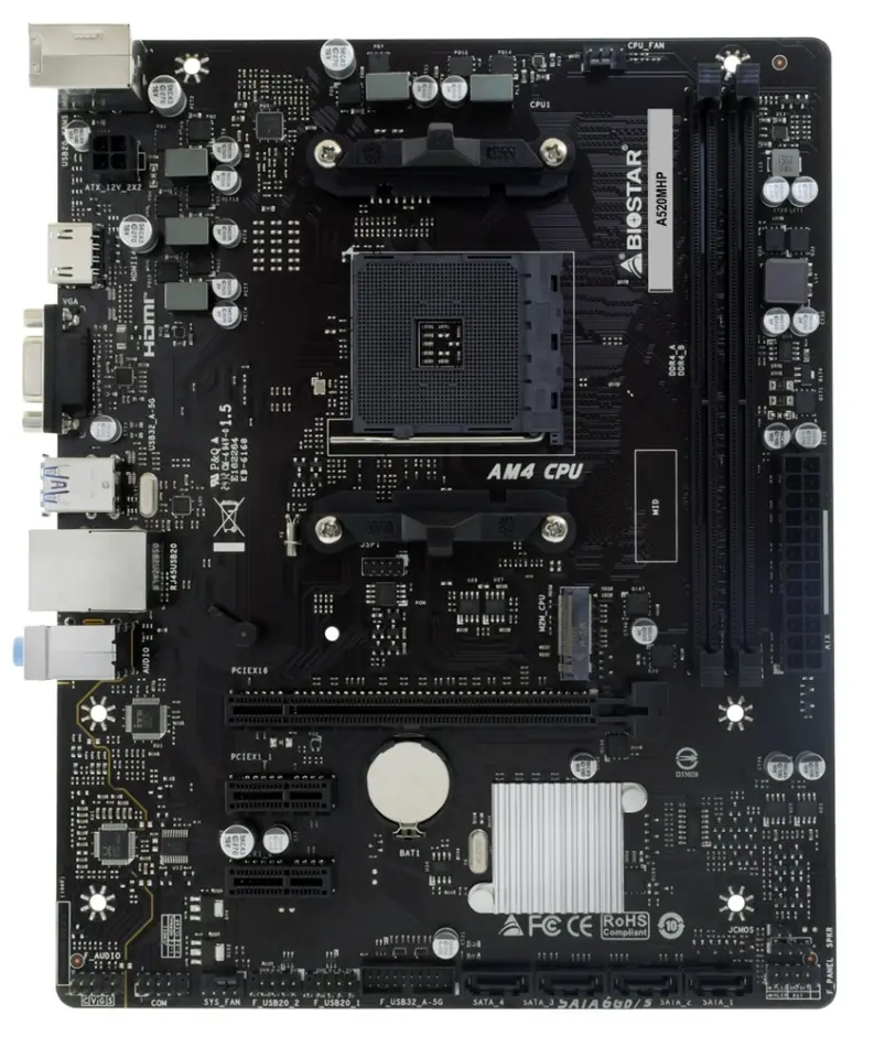 Motherboard Biostar A520MHP AM4 DDR4 Micro-ATX
