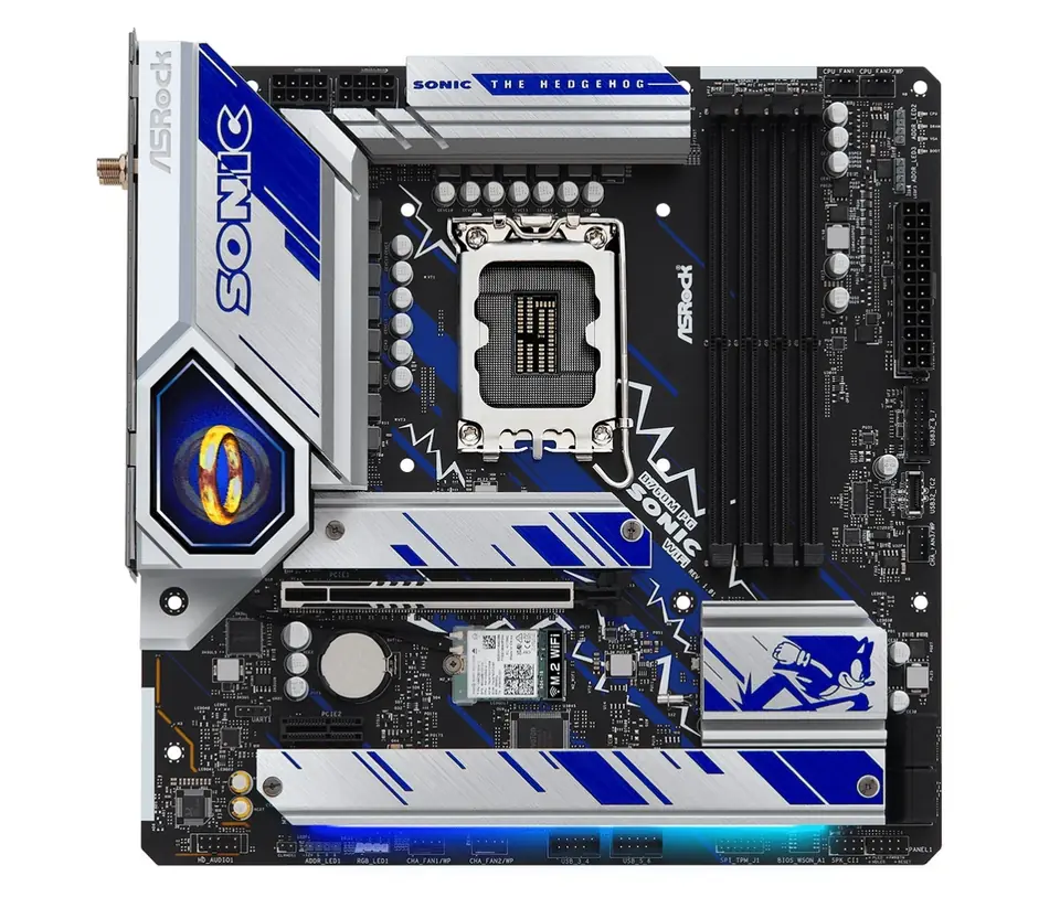 Motherboard Asrock B760M PG Sonic LGA 1700 Wi-Fi 6E Micro ATX