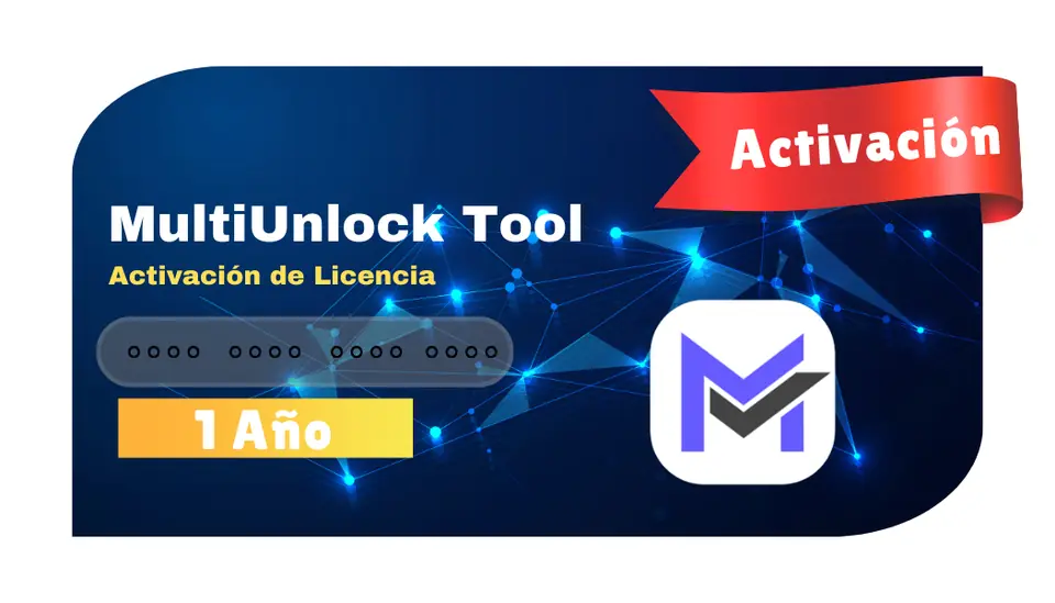 MultiUnlock Tool, Activación 12 meses.
