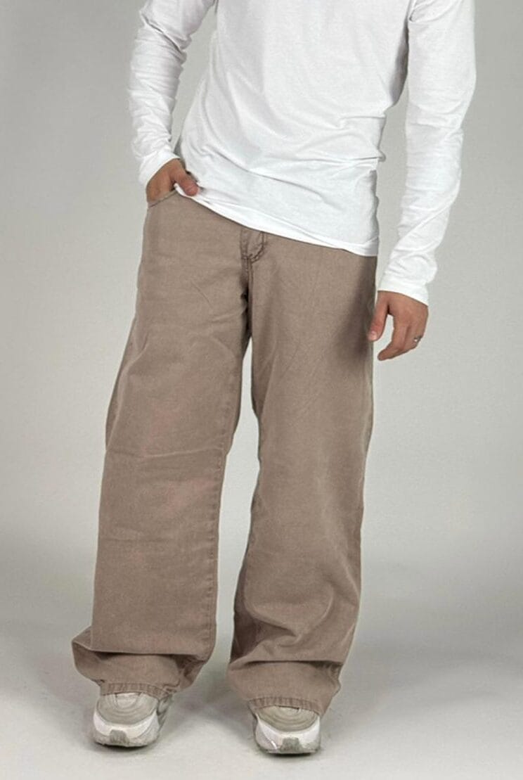 Jean Baggy Beige