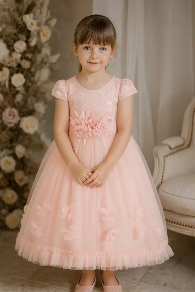 Vestido Flowers Talle 4/5 años