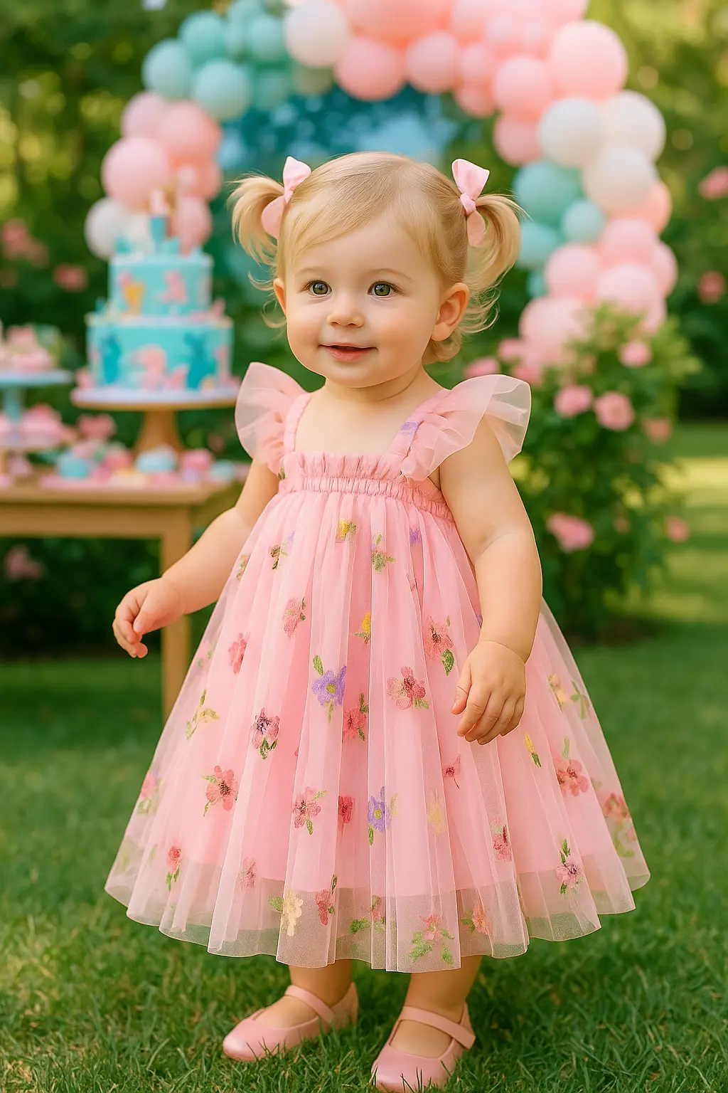 Vestido Mariposas Talle 12 meses