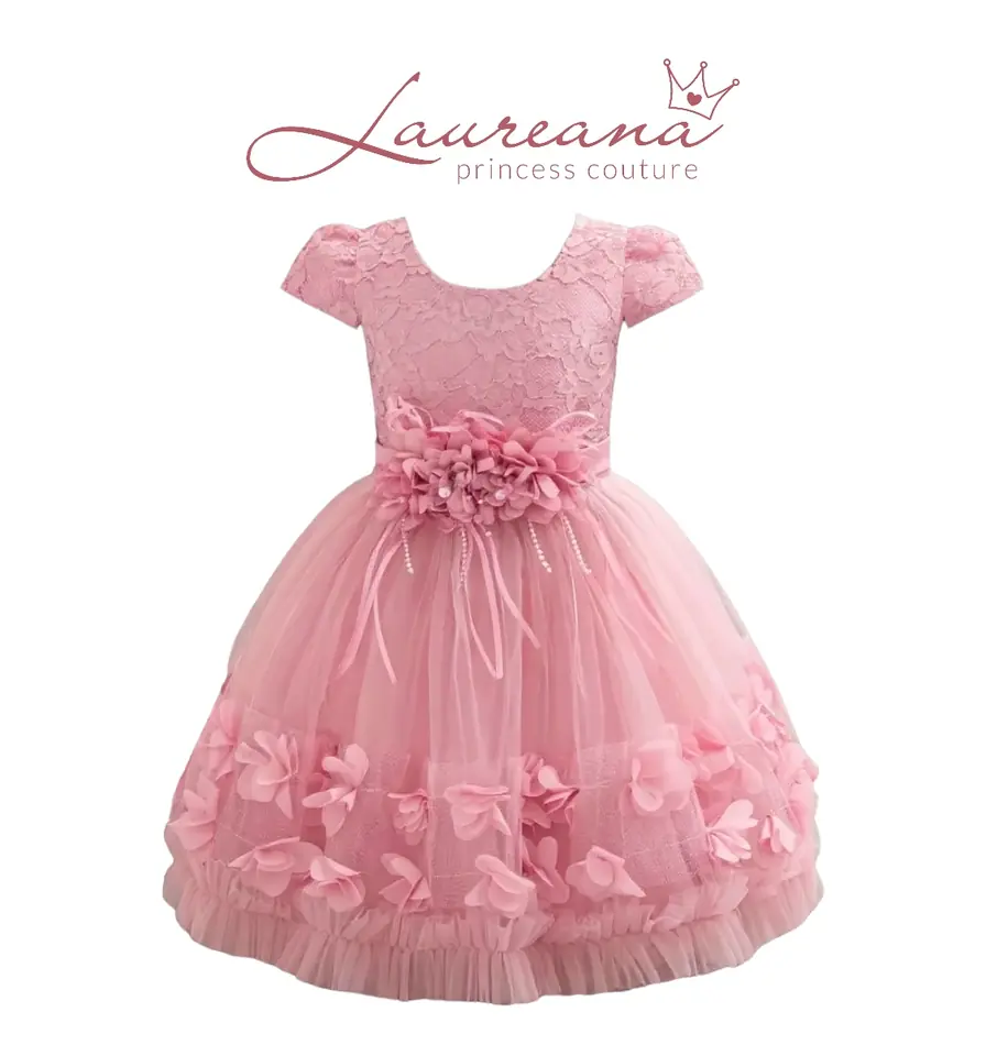 Vestido Flowers Talle 4 años