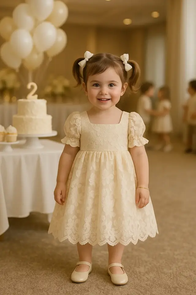 Vestido Bor Talle 12 meses