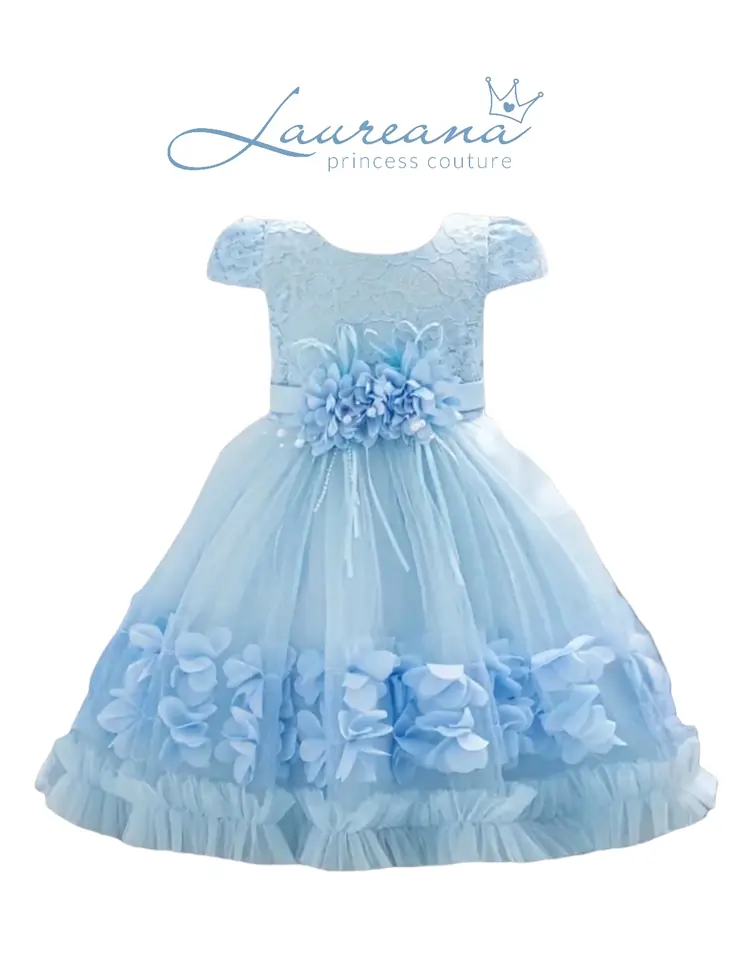 Vestido Flowers Talle 12 meses