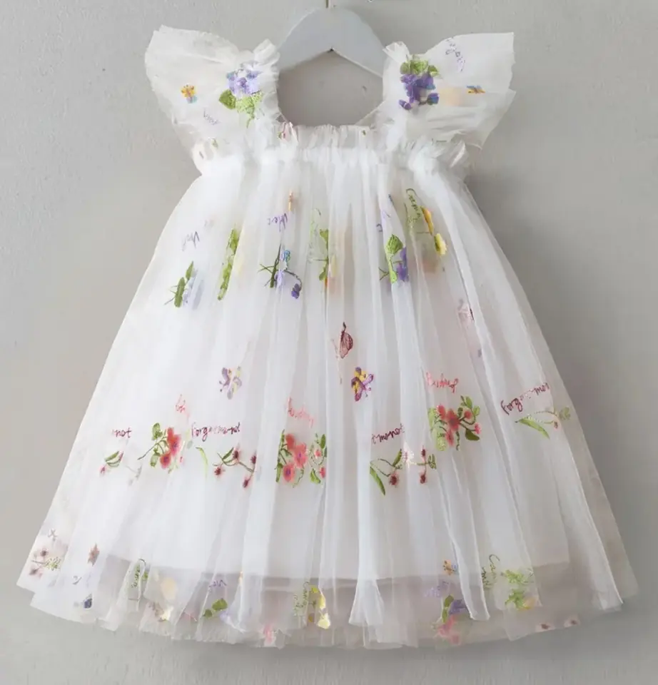 Vestido Mariposas Talle 9 a 12 meses