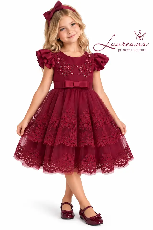 Vestido Fiesta Niña Camila Talle 5/6 años