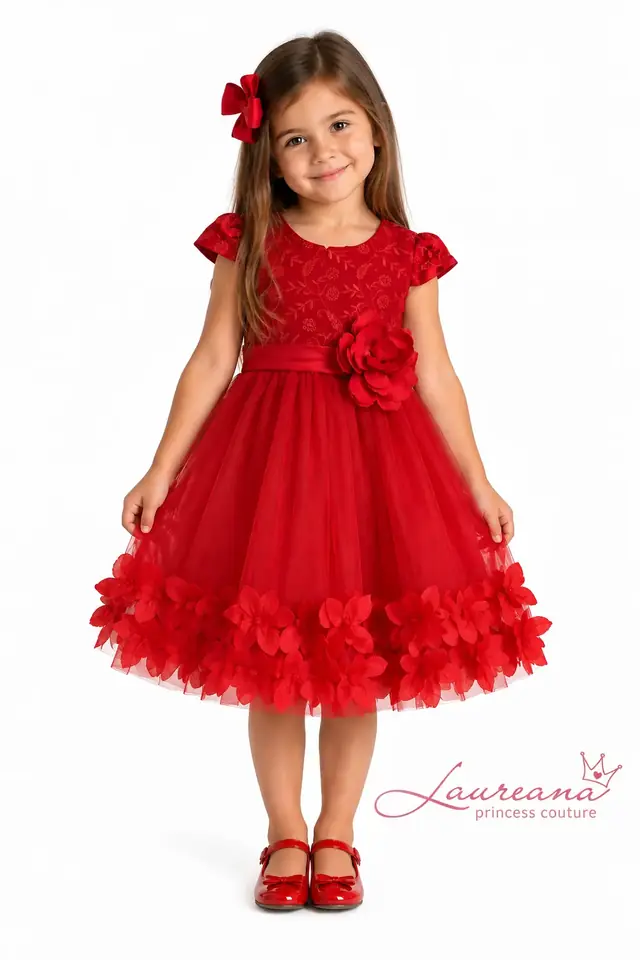 Vestido Fiesta Niña Lucy  Talle 6 años