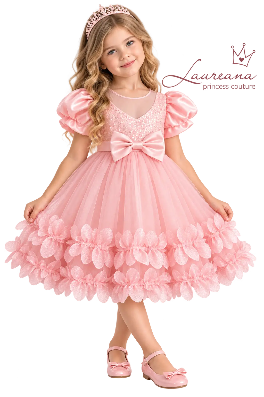Vestido Niña Cumpleaños y Fiesta Beauty Talle 3/4 años