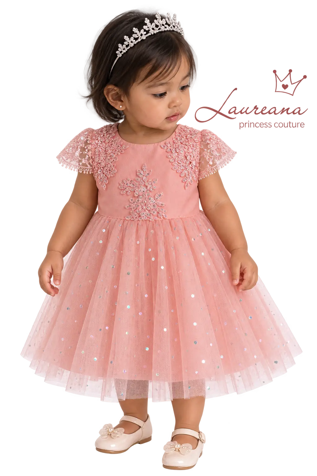 Vestido Fiesta Beba Sofi Talle 12 meses